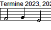 Termine 2023, 2024